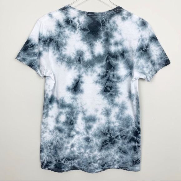 NWT Official AC/DC 1982‎ 'We Salute You' Tie Dye Graphic Band Tee Sz L - Picture 3 of 4